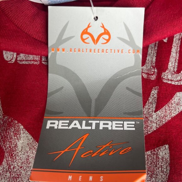 Realtree Outdoors Hunting Club Tshirt Mens Large Red  Delta Pro New - Picture 11 of 13